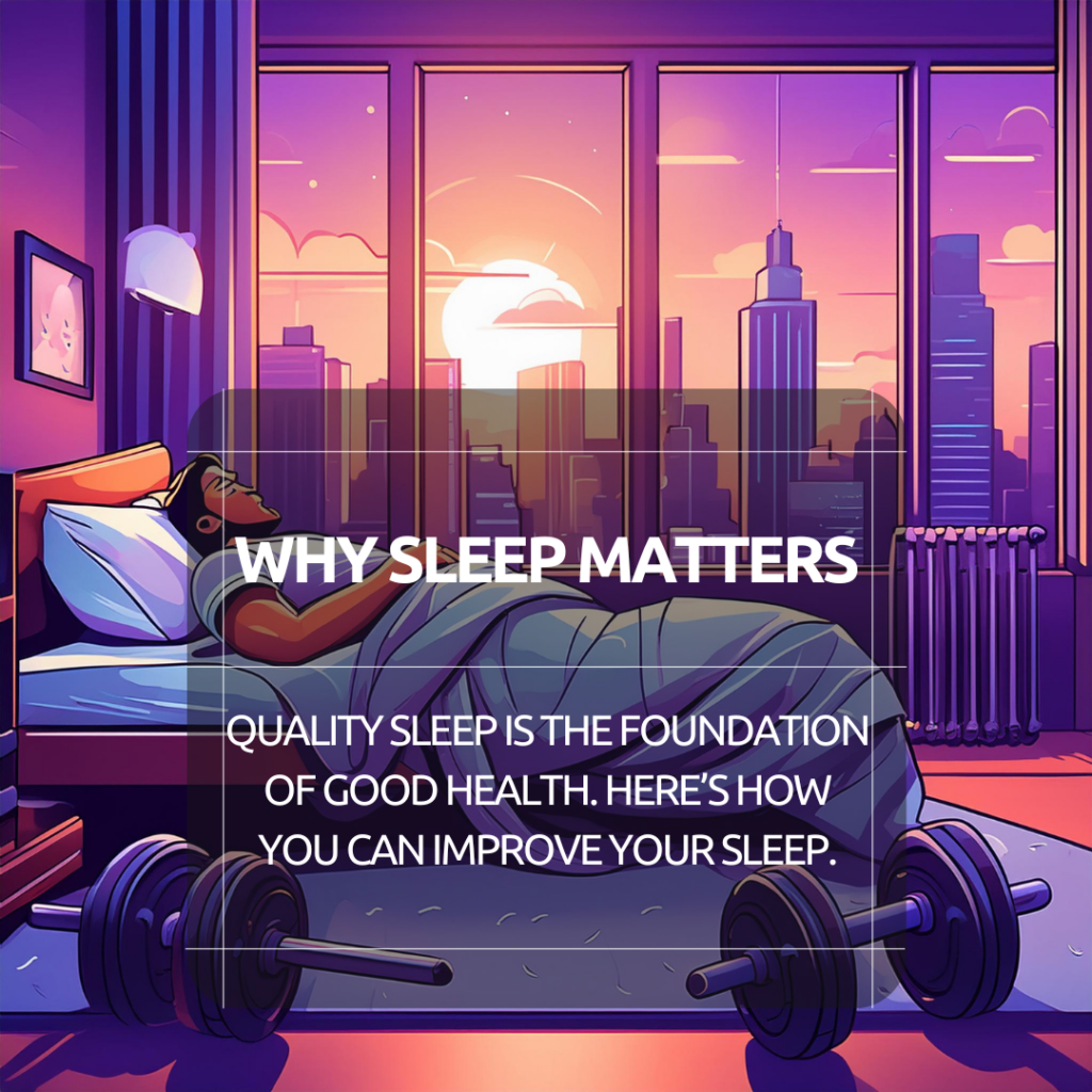 Why sleep matters infographic.