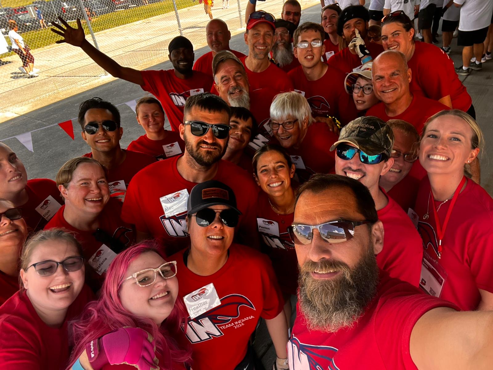 Team Indiana athlete competing